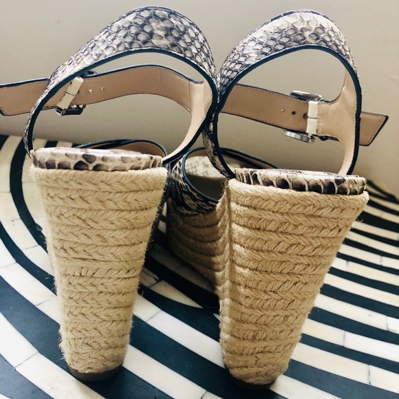 Genuine Python espadrille Michael Kors COLLECTION not the standard line. - Picture 4 of 5